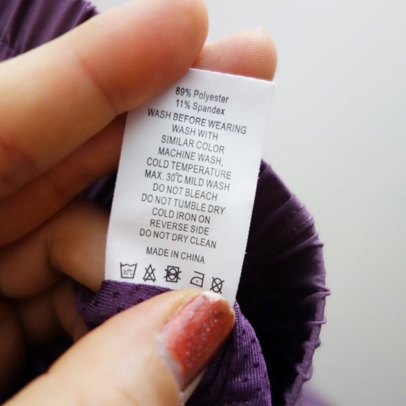 ❌SOLD❌Zyia Summer Shorts In Lavender Size M Inseam: 2.75" EUC - Picture 11 of 11